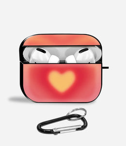 Heart Glow Aipods Glass Case