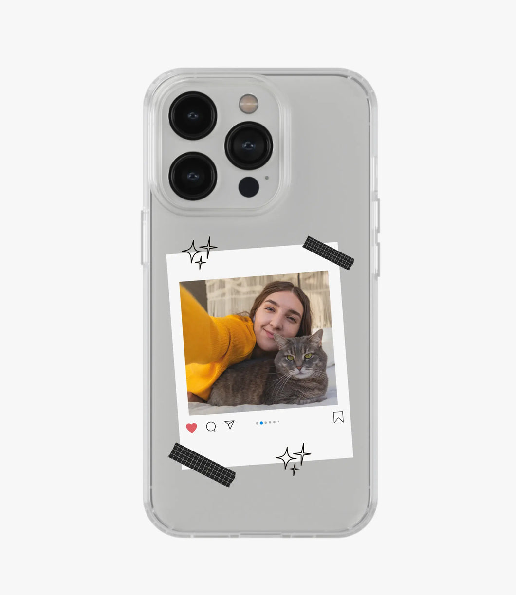 InstaClick Aesthetic Polaroid Silicone Case