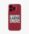 Karma Clear Silicone Phone Case