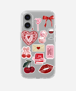Kiss & Tell Clear Silicone Phone Case
