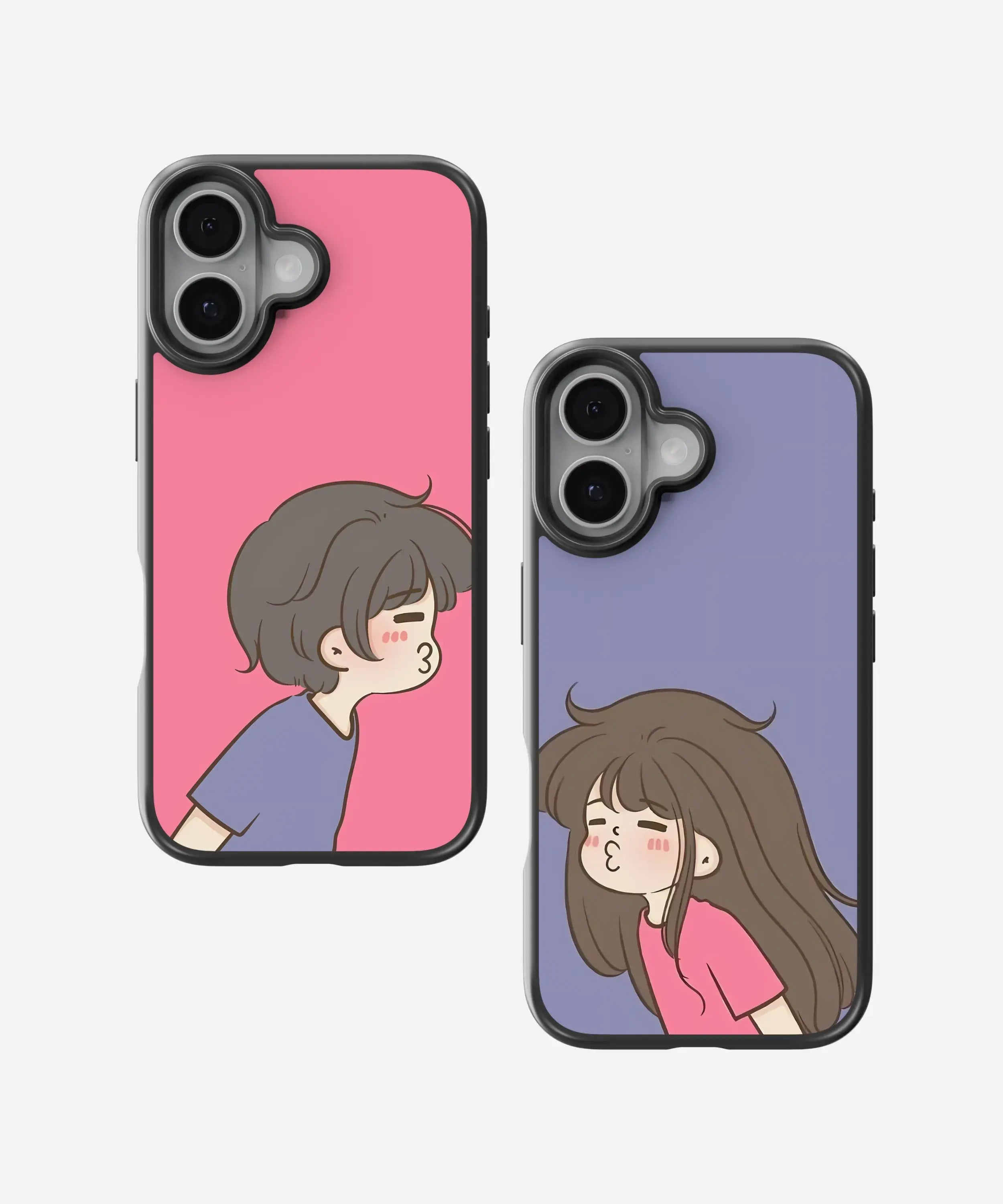Kissy Mood Couple Hybrid Matte Case