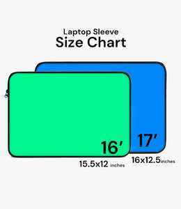 Turquoise Marble Laptop Sleeve