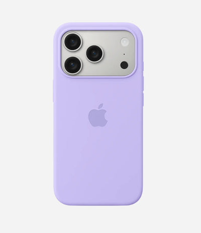 Solid Lavender Soft Silicone iPhone Case