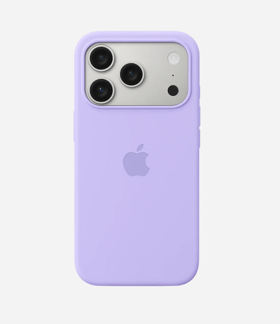Solid Lavender Soft Silicone iPhone Case