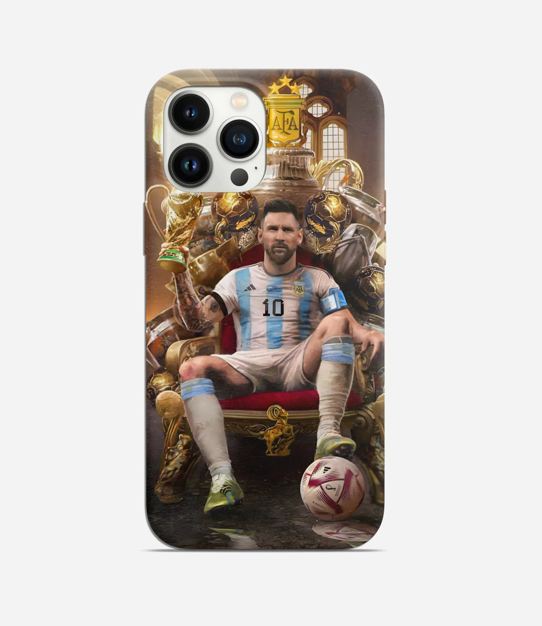 Leo Messi Holding Cup Phone Case