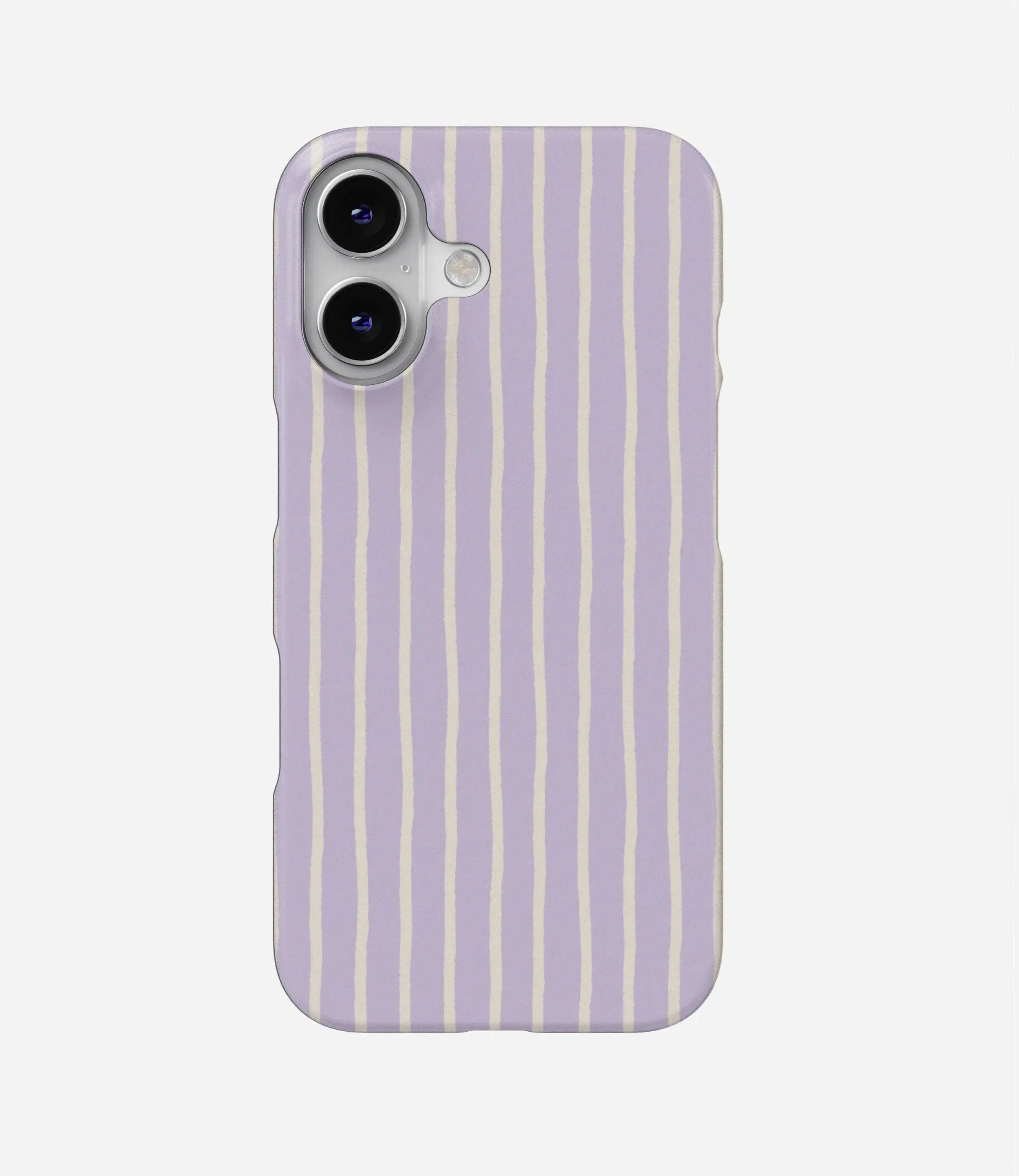 Lilac Milk Stripe Hard Case