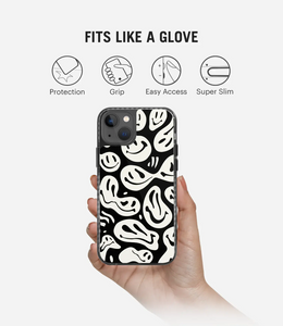 Liquify Ghost Black Y2K Stride 2.0 Phone Case