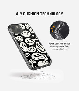 Liquify Ghost Black Y2K Stride 2.0 Phone Case