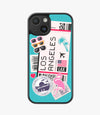 Los Angeles Boarding Pass Hybrid Matte Case