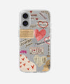 Love Letters Only Clear Silicone Phone Case