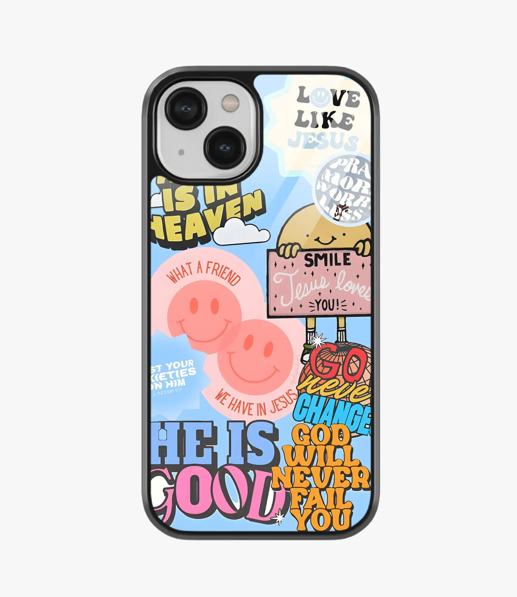 Love Like Jesus Glass Case