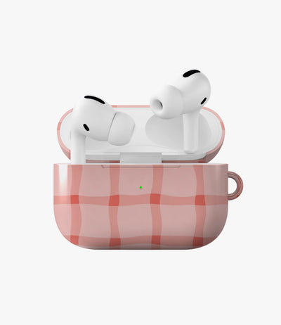 Melted Gingham Glossy Airpod Case