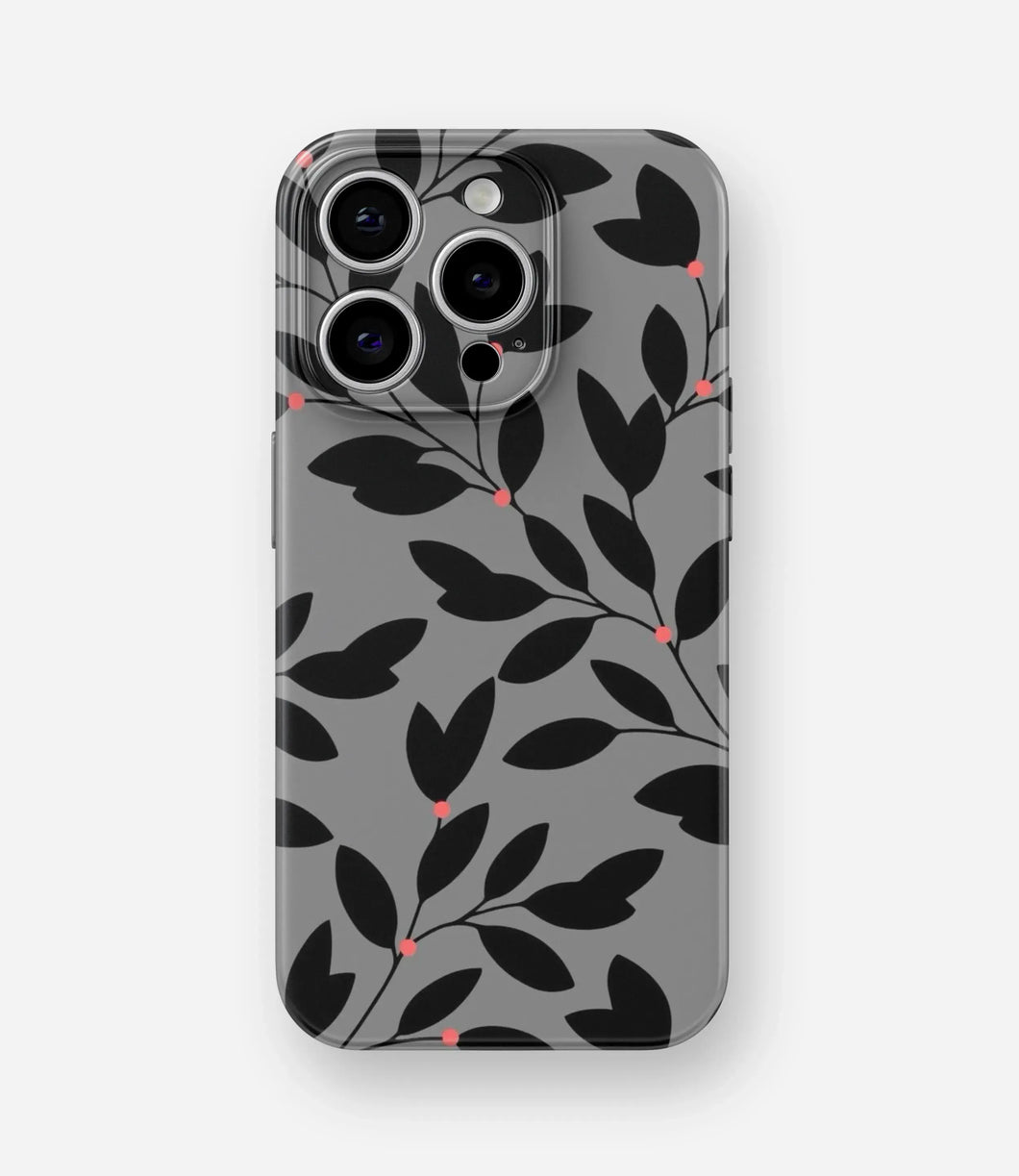 Midnight Bloom Glossy Hard Case