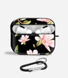 Midnight Magnolia Aipods Glass Case