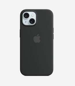 Solid Midnight Soft Silicone iPhone Case