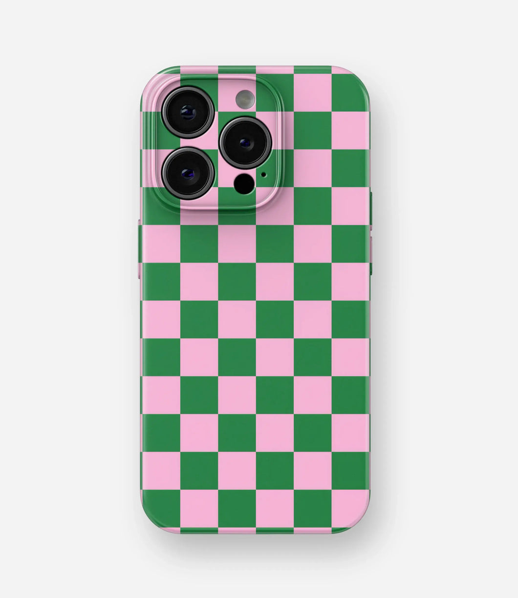 Minty Checkmate Glossy Hard Case