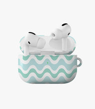 Load image into Gallery viewer, Minty Waves Glossy Airpod Case
