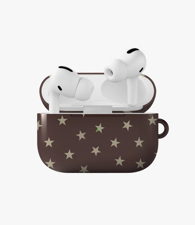 Mocha Stars Glossy Airpod Case