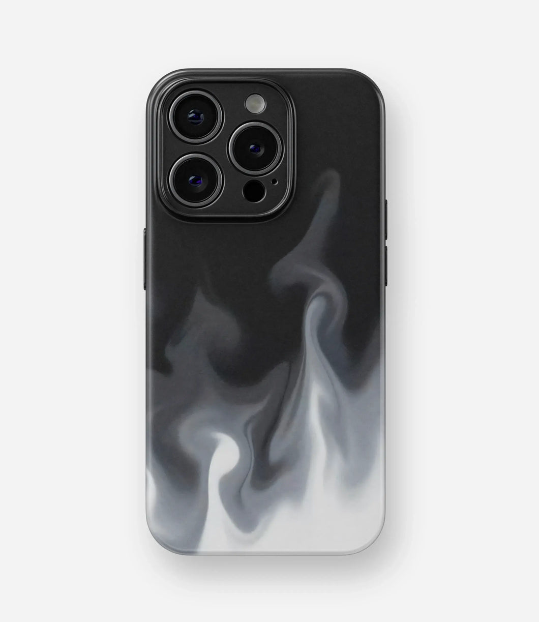 Monochrome Drift Glossy Hard Case