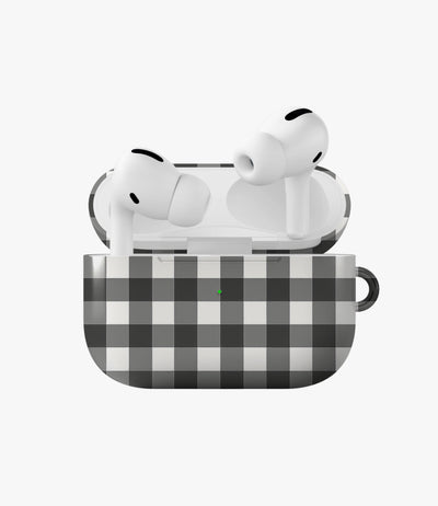Monochrome Picnic Glossy Airpod Case