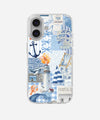 Nautical Bliss Clear Silicone Phone Case