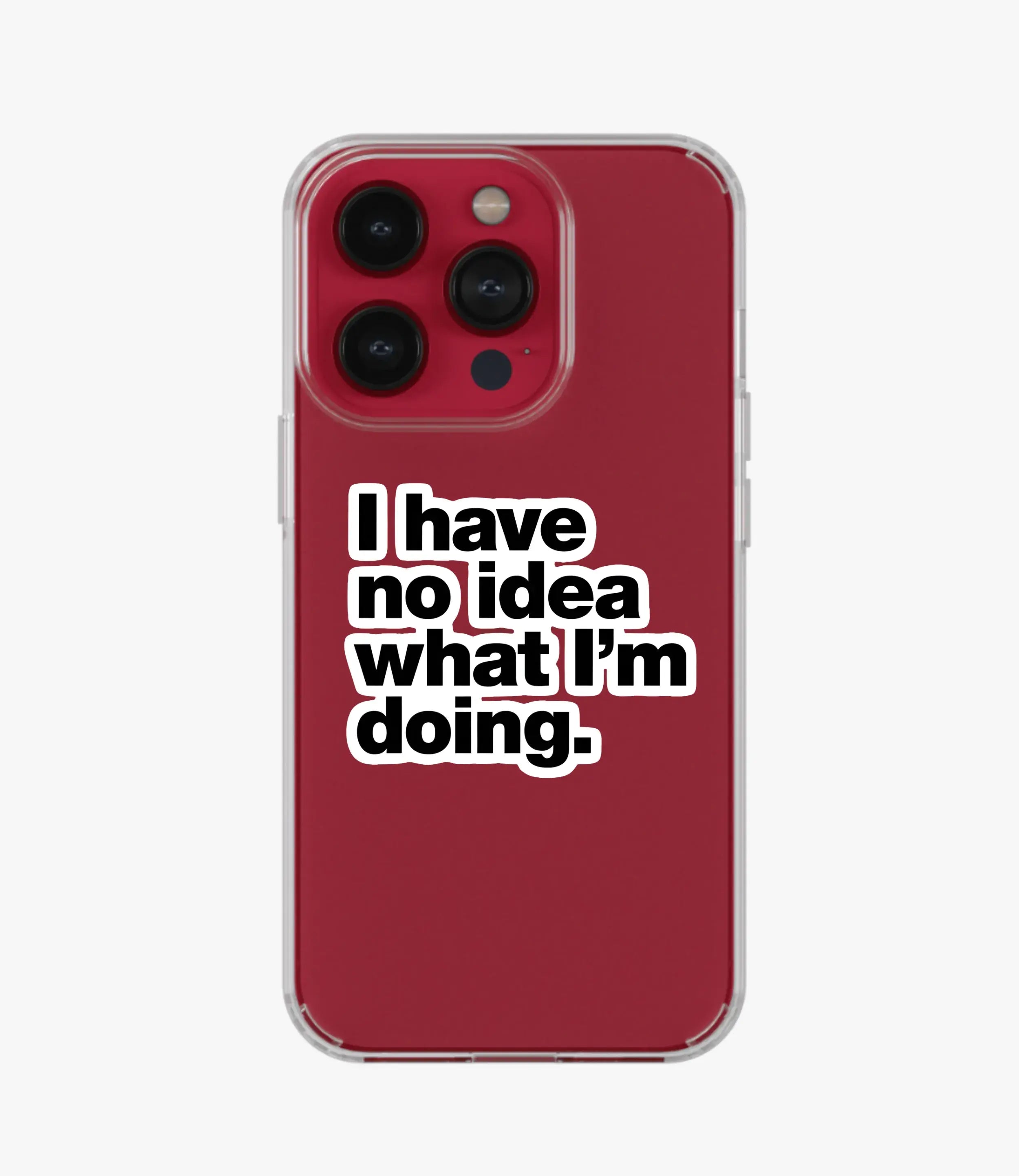 No Idea Clear Silicone Phone Case