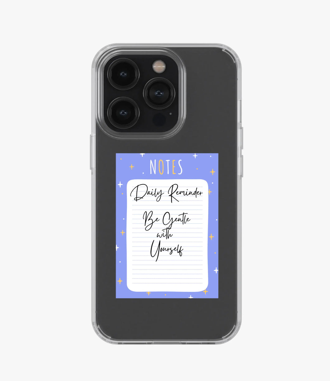 Note To Self Custom Note Silicone Case