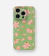 Pastel Blossom Green Glossy Hard Case
