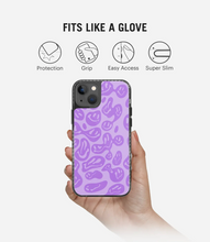 Load image into Gallery viewer, Pastel Purple Dripping Smiley Y2K Stride 2.0 Phone Case
