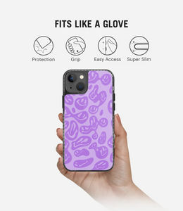 Pastel Purple Dripping Smiley Y2K Stride 2.0 Phone Case