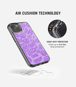 Pastel Purple Dripping Smiley Y2K Stride 2.0 Phone Case