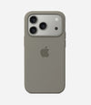 Solid Pebble Grey Soft Silicone iPhone Case
