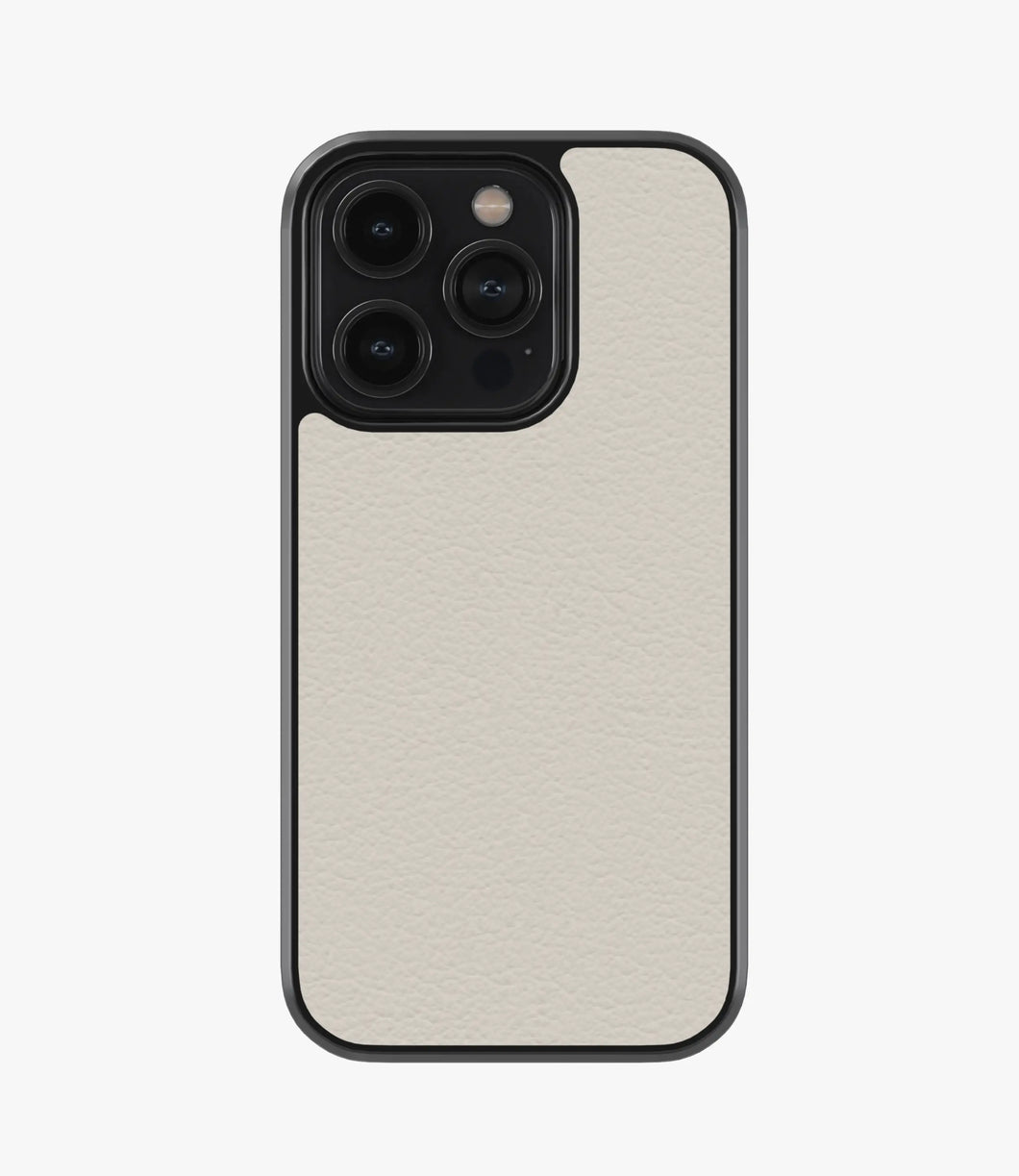 Solid Pebble Premium Leather Phone Case