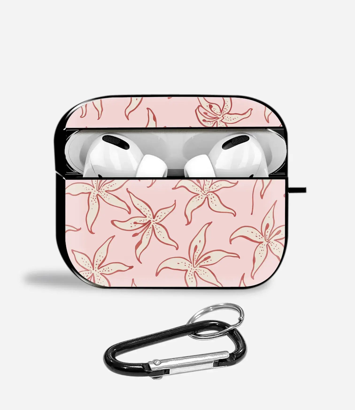 Petal Sketch Aipods Glass Case
