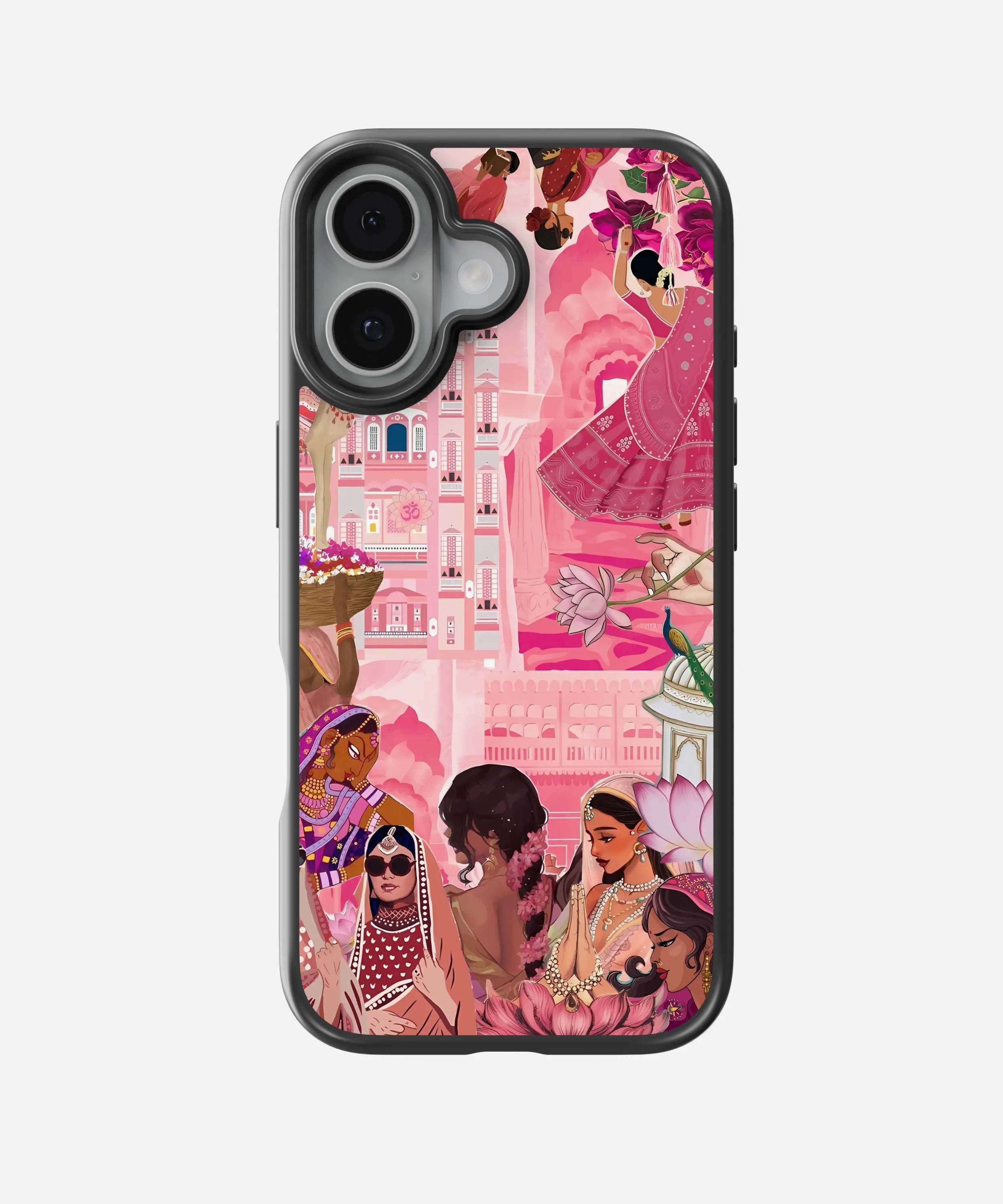 Pink City Queens Hybrid Matte Case