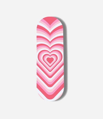 Pink Flare Heart Y2K Pop Slider