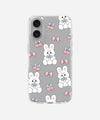 Playful Pals Clear Silicone Phone Case
