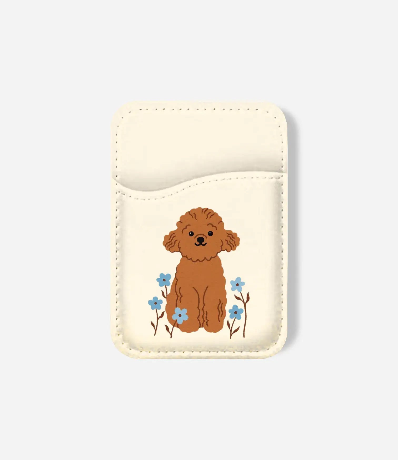 Poodle Garden Phone Wallet