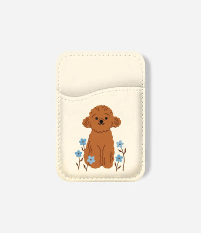 Poodle Garden Phone Wallet