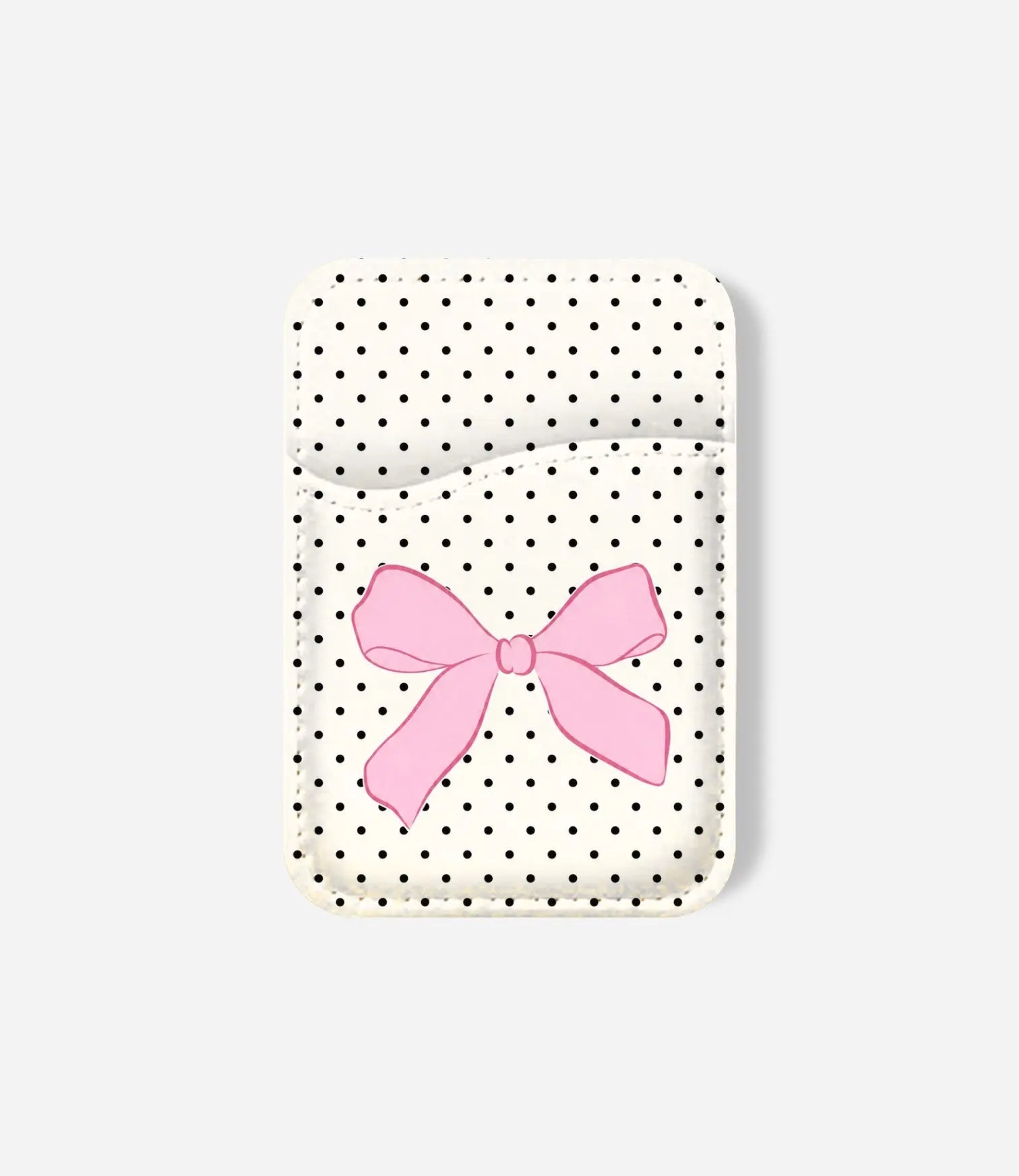 Pretty Polka Bow Phone Wallet