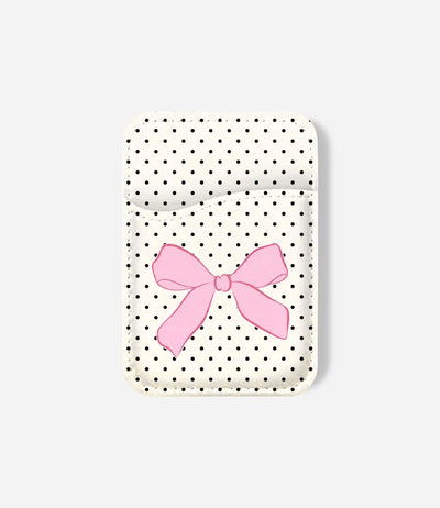 Pretty Polka Bow Phone Wallet