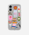 Quirky Crush Clear Silicone Phone Case