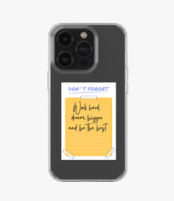 Load image into Gallery viewer, Reminder Custom Note Silicone Case
