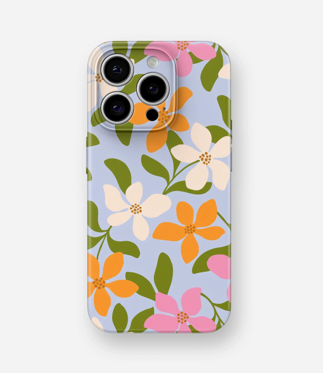 Retro Garden Vibes Glossy Hard Case