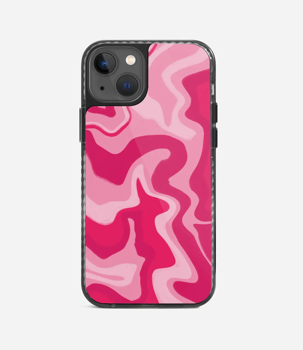 Retro Liquid Swirl Pink Y2K Stride 2.0 Phone Case