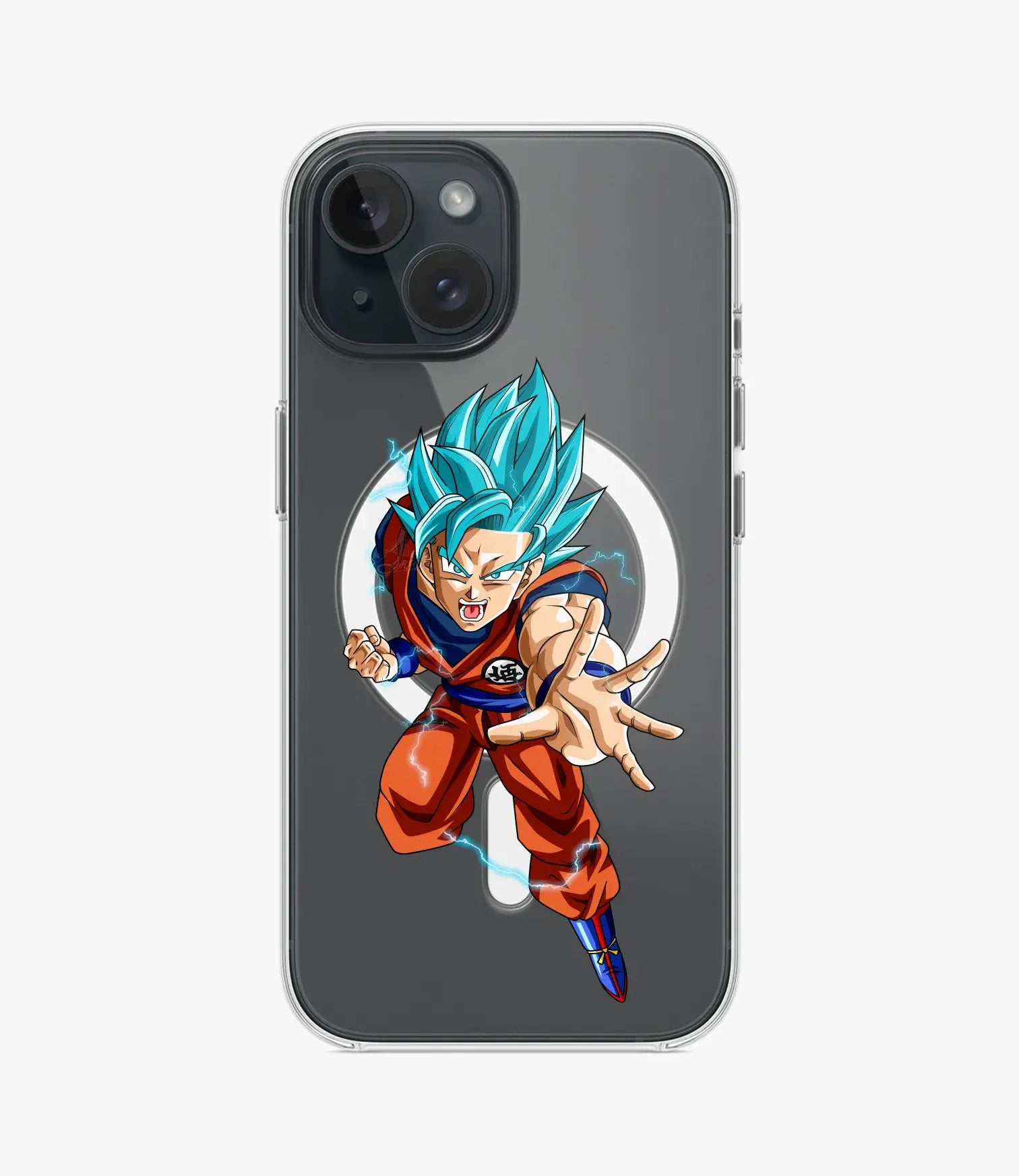 Saiyan Legacy Shield Magsafe Clear Phone Case