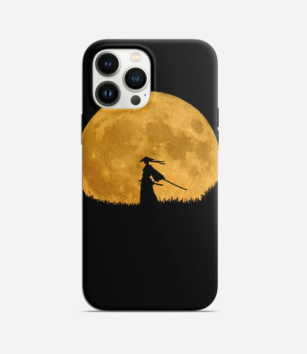 Samurai Full Moon Phone Case