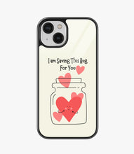 Load image into Gallery viewer, Saving Hug For You Glass Phone Case
