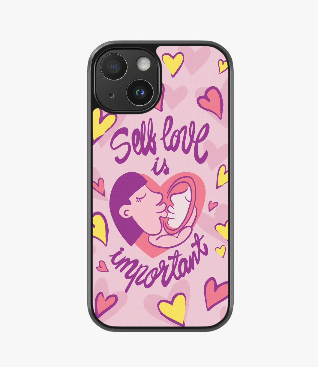 Self Love is Important Hybrid Phone Case