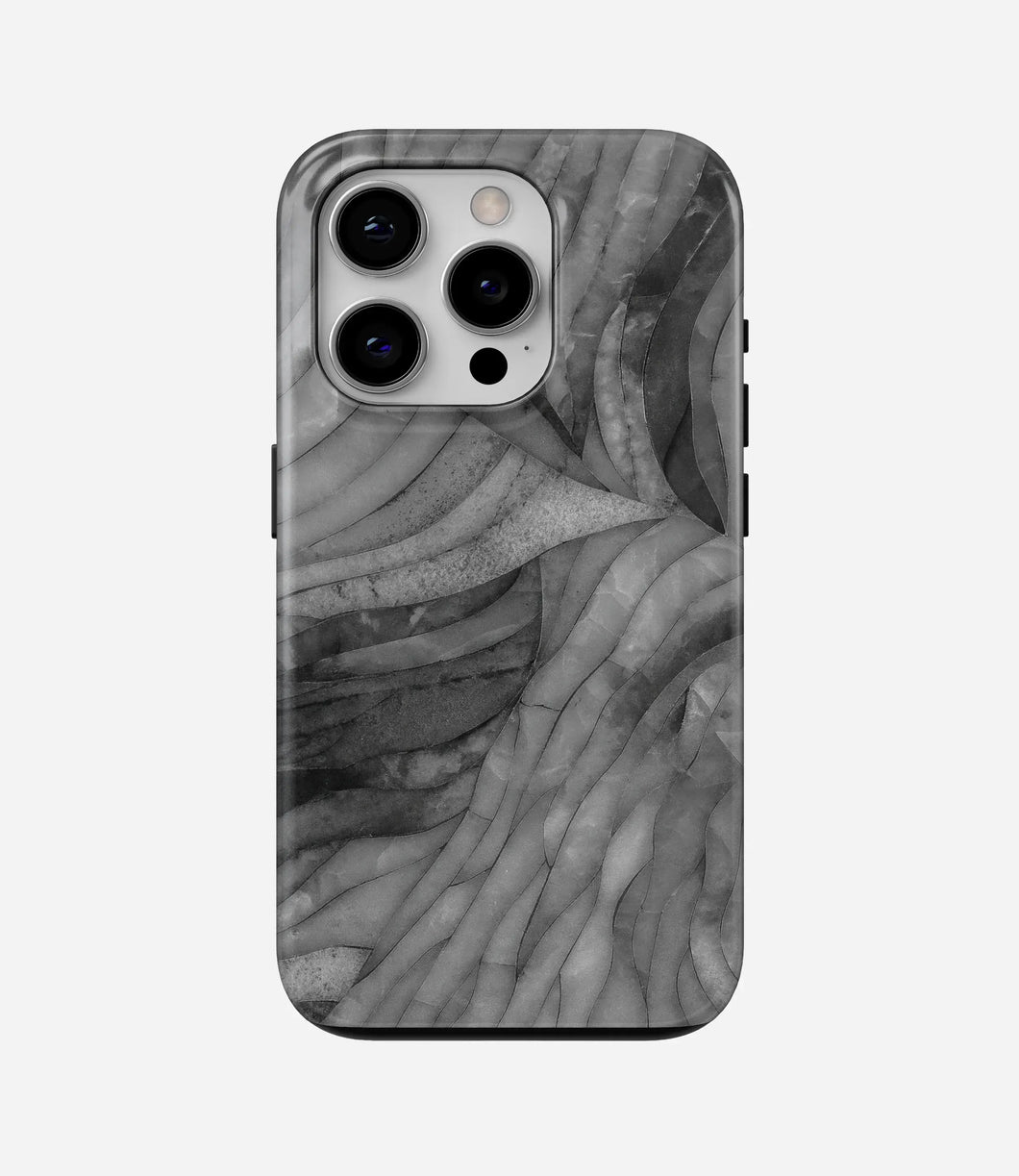 Shadow Wave Marble Glossy Armoured Case